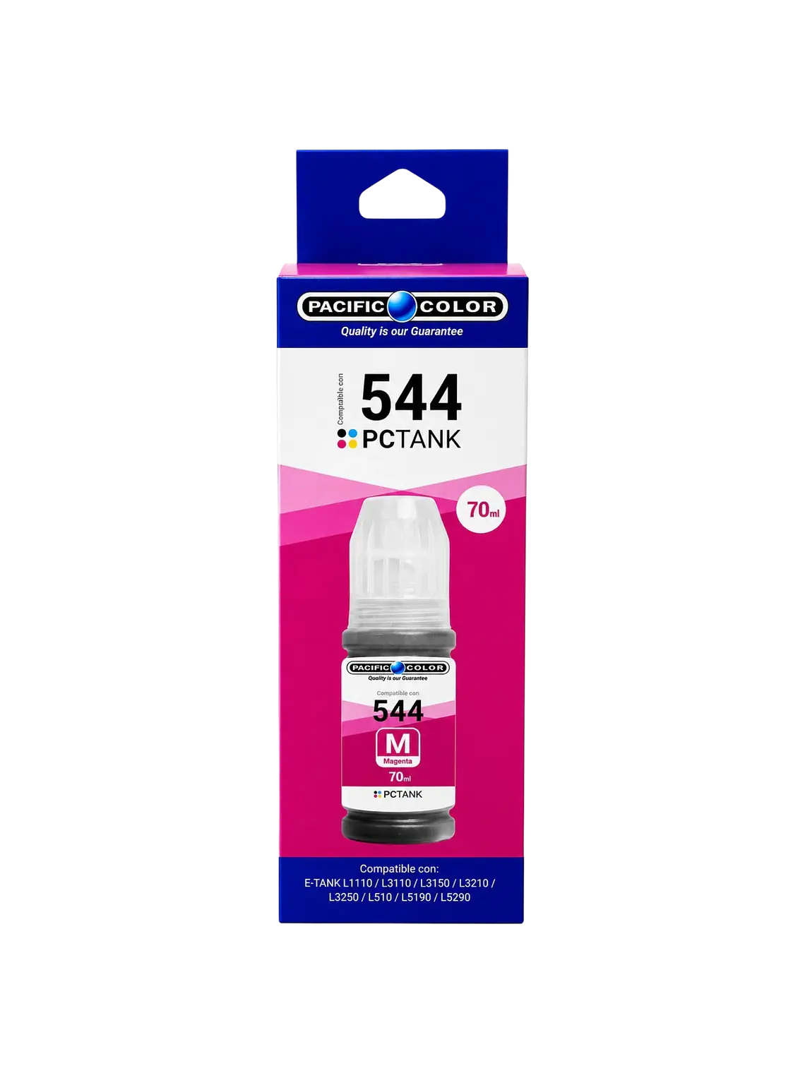 Tinta 544 Magenta Pacific Color 70 ml Compatible Epson EcoTank 2