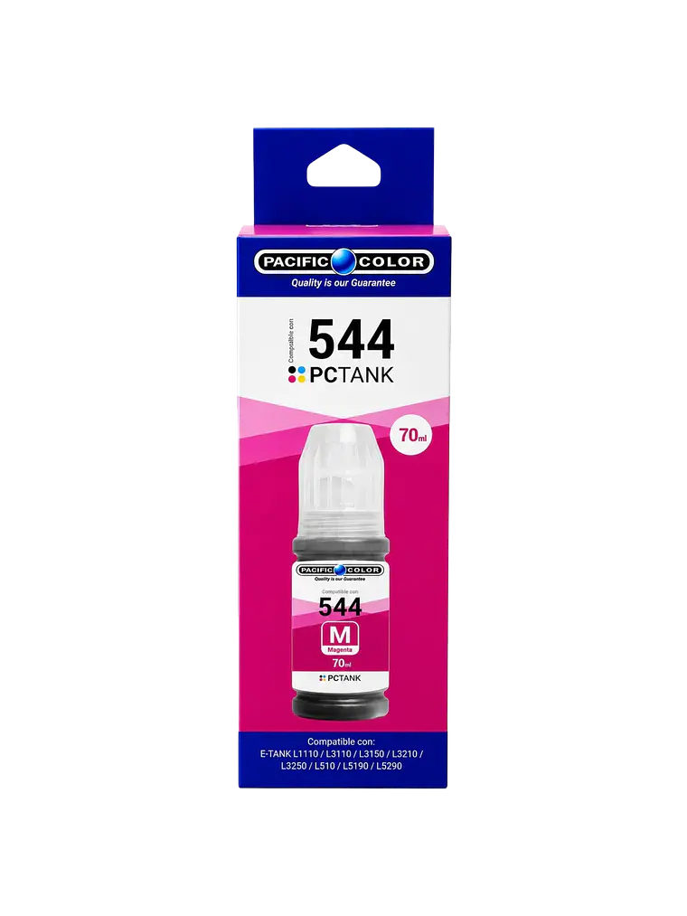 Tinta 544 Magenta Pacific Color 70 ml Compatible Epson EcoTank 2