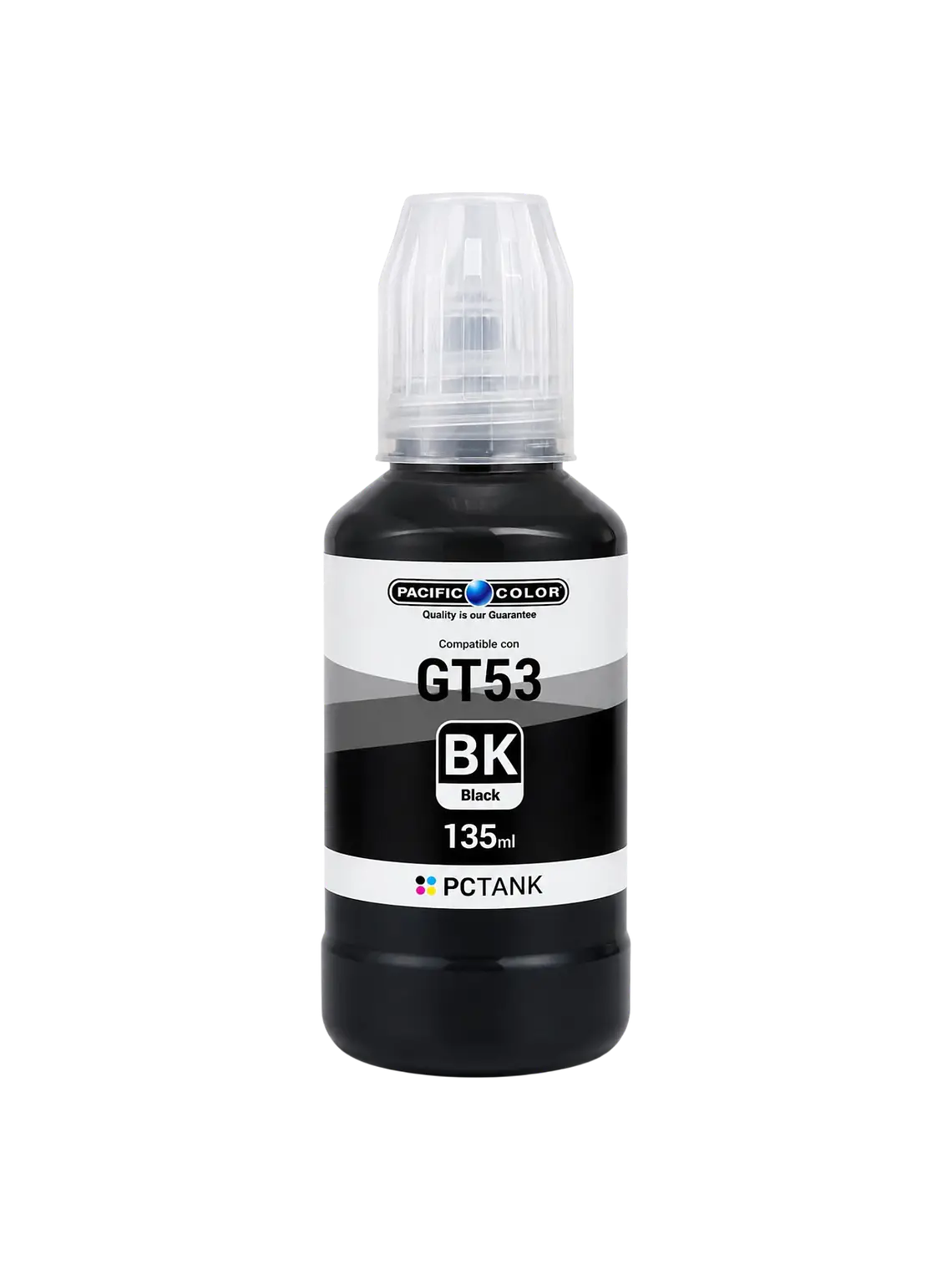Tinta Alternativa Pacific Color 53 Negro Compatible con HP 1