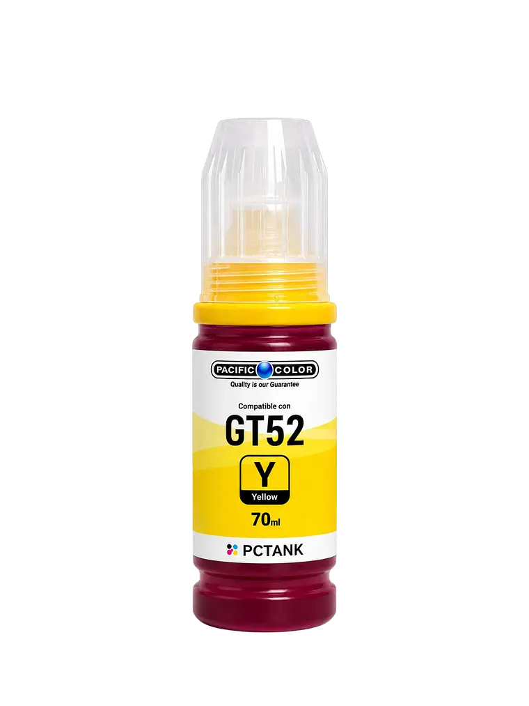 Tinta Alternativa Pacific Color 52 Amarillo Compatible con HP 1