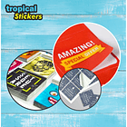 Autocollants carrés 1