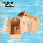 Caixa com Asa para Menu Lunch Box Kraft 2