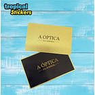 Cartões PVC Dourados 2