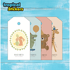 TAGS retangulares Cartão 2