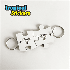 Porta Chaves Puzzles