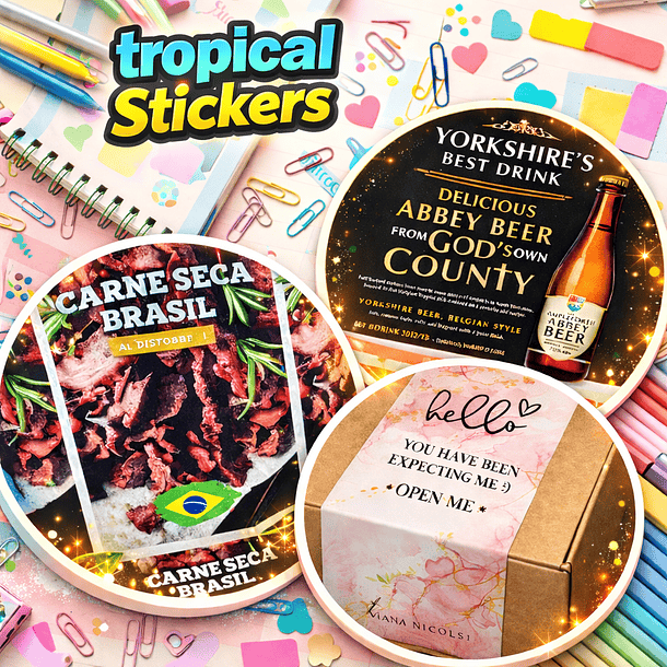 Autocolantes Retangulares 2