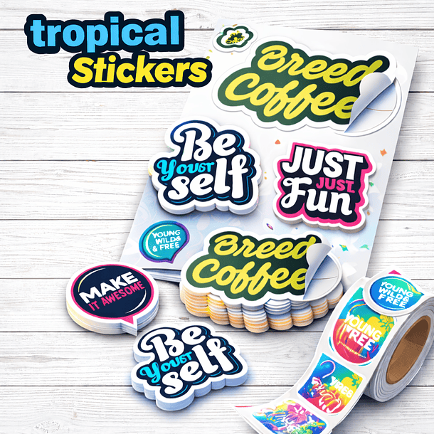 Autocolantes c/ Corte pelo Contorno 1