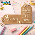 TAGS retangulares Cartão Kraft 1