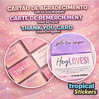 Cartões de Agradecimento 1