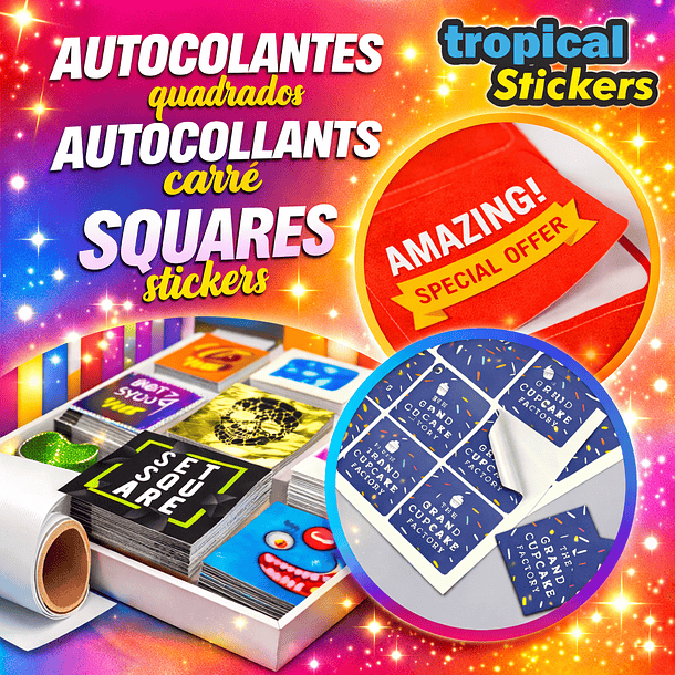 Autocolantes Quadrados 1