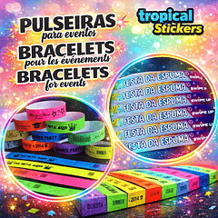 Pulseiras para eventos