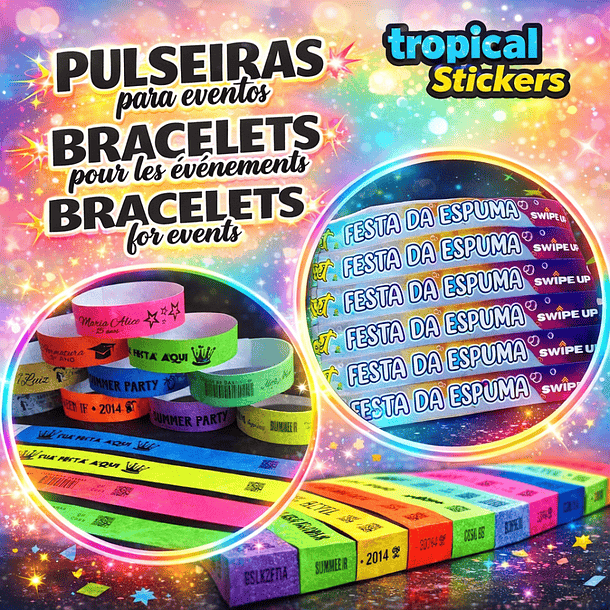 Pulseiras para eventos 1