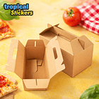 Caixa com Asa para Menu Lunch Box Kraft 1