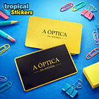 Cartões PVC Dourados 1