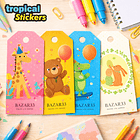 TAGS retangulares Cartão 1