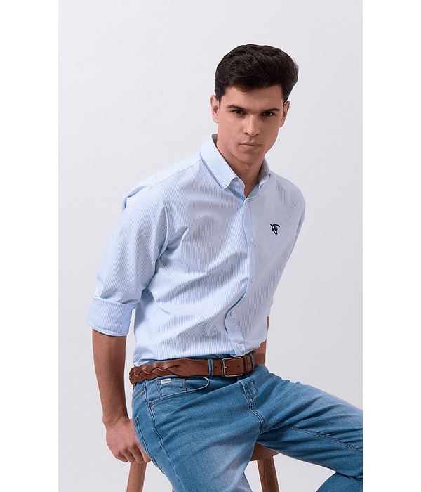 CAMISA OXFORD RISCAS 