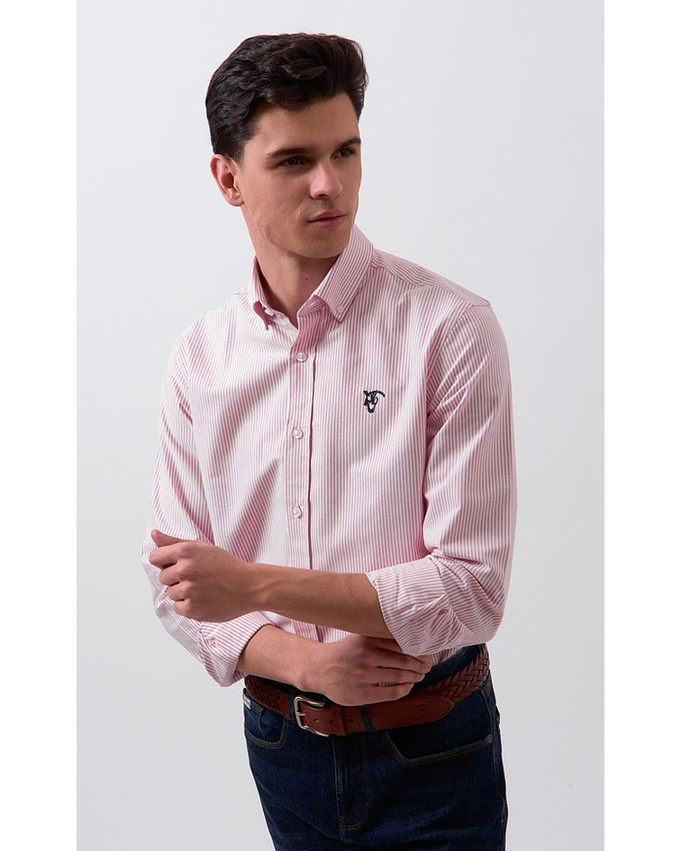 CAMISA OXFORD RISCAS 