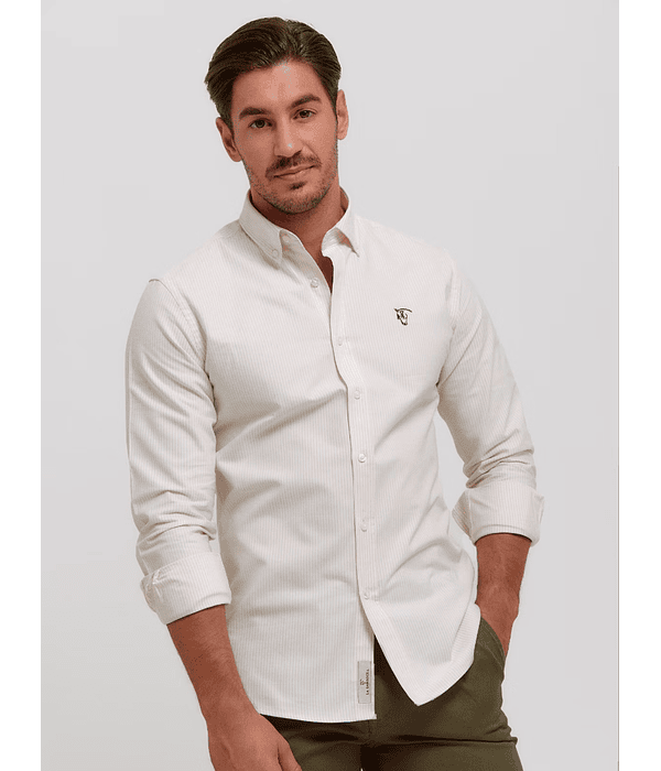 CAMISA OXFORD RISCAS  