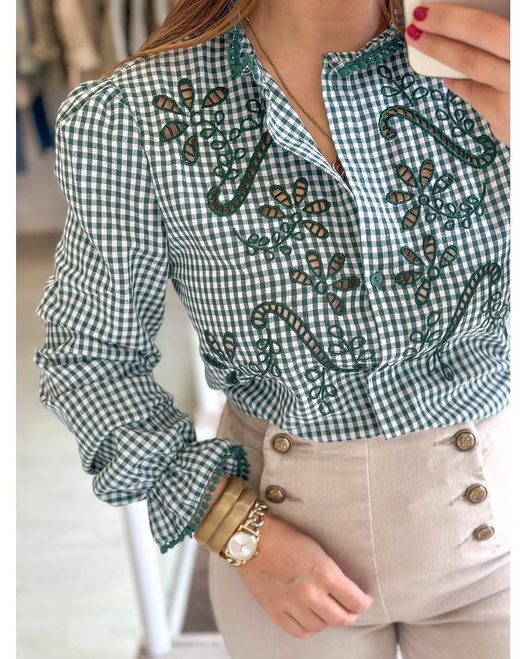 CAMISA VICHY VERDE 