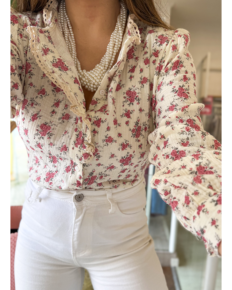 CAMISA ESTAMPADA FLORAL 