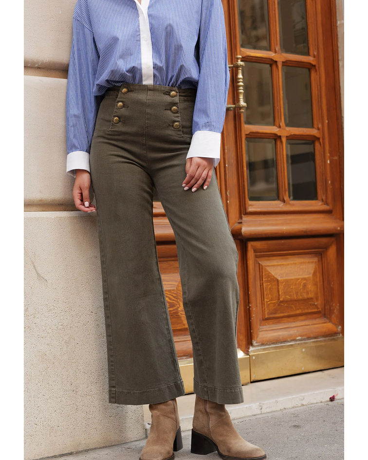 JEANS VICTORINE VERDE