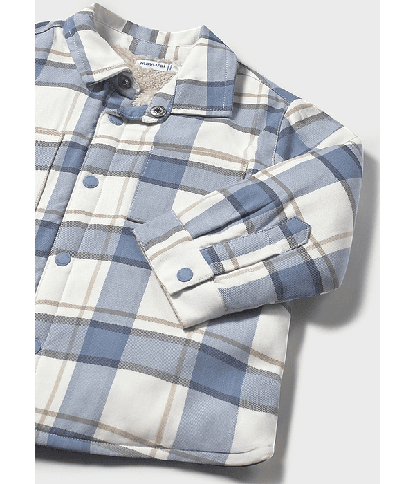 Sobrecamisa xadrez forrada