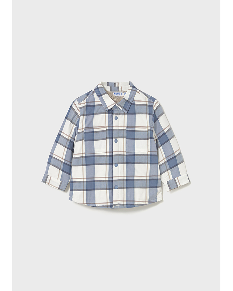 Sobrecamisa xadrez forrada