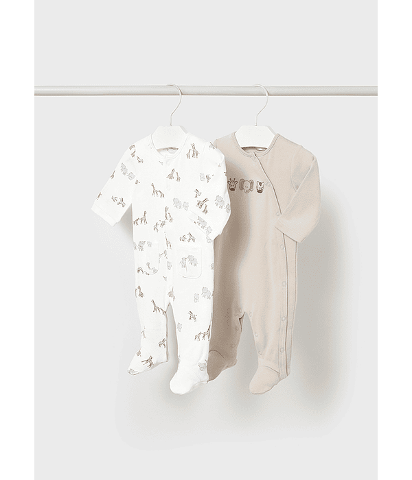 Set 2 fatos bebé interlock