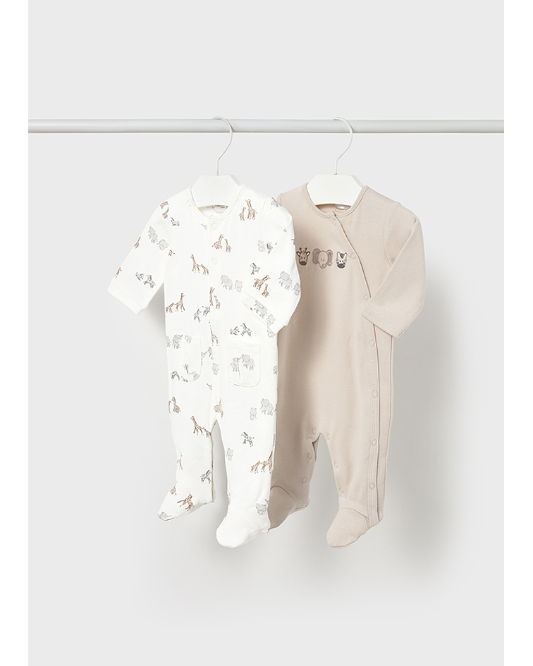 Set 2 fatos bebé interlock