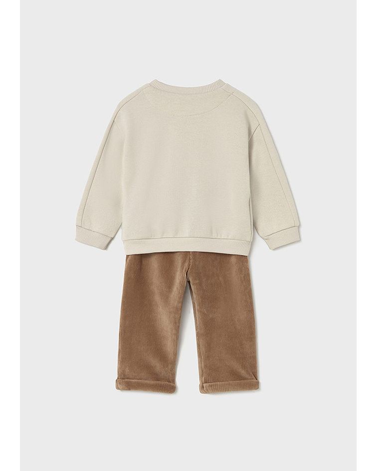 Conj. calça bombazina