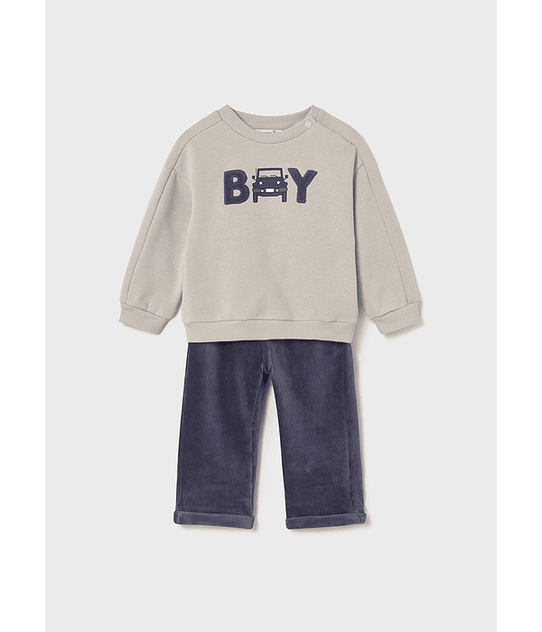 Conj. calça bombazina