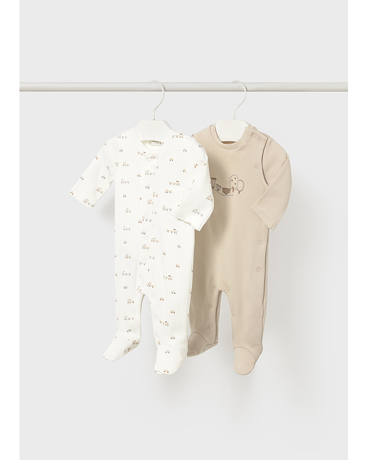 Set 2 fatos bebé interlock