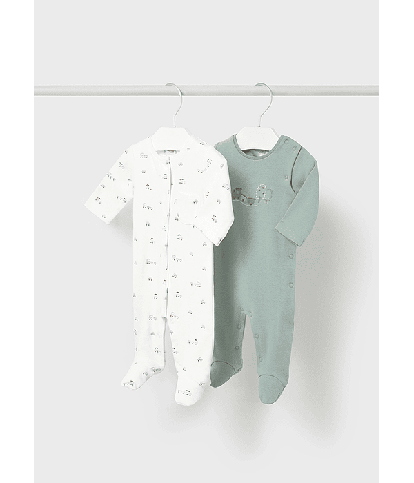 Set 2 fatos bebé interlock