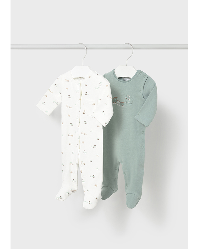 Set 2 fatos bebé interlock