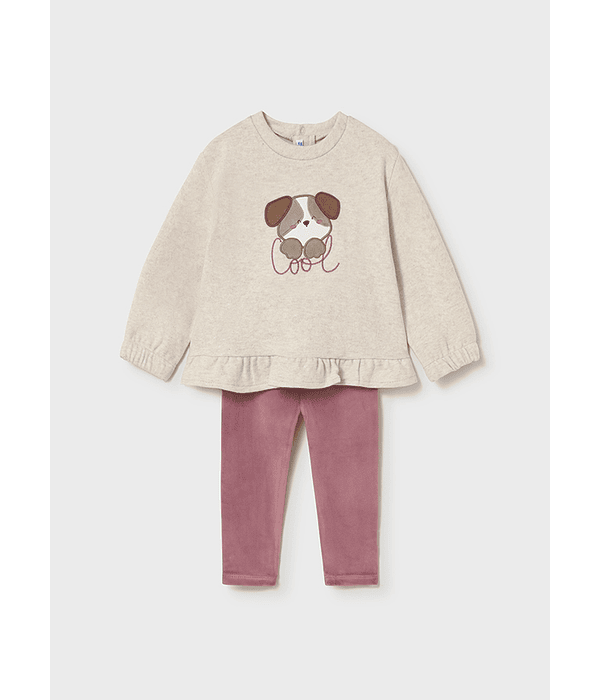 Conj. leggings sweat