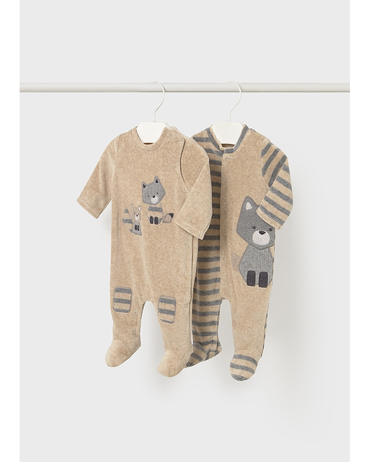 Set 2 fato bebé tundosado