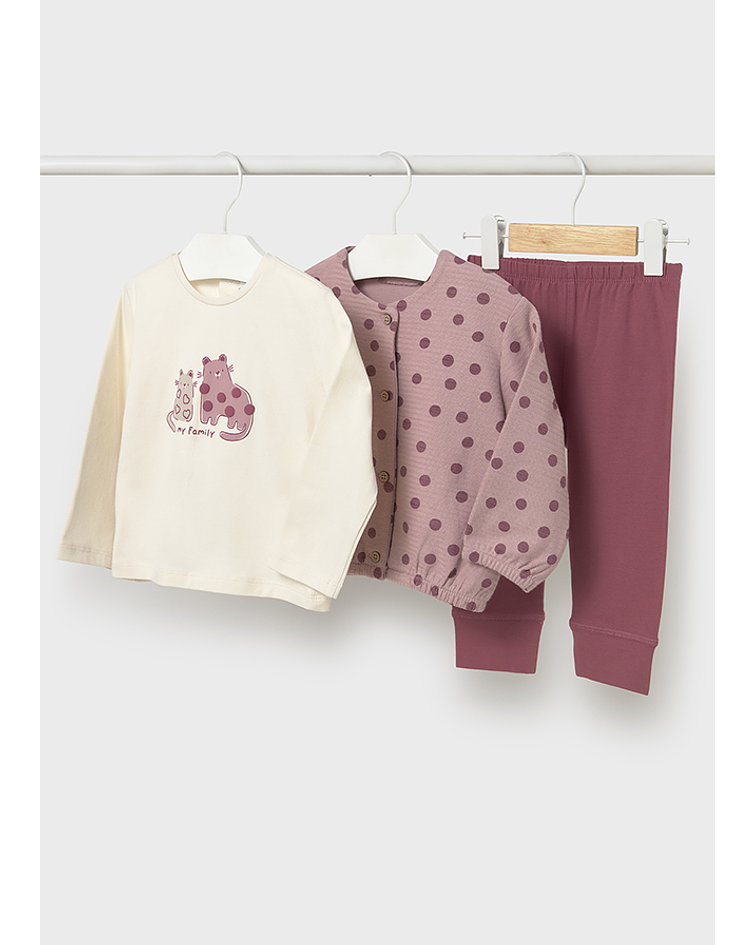 Conj. leggings 3 peças