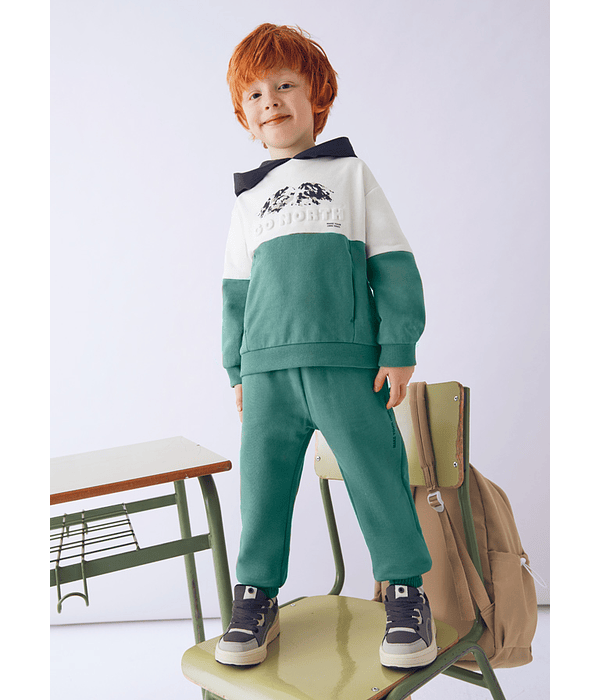 Fato treino sweat 2 calças