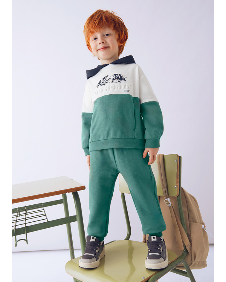 Fato treino sweat 2 calças