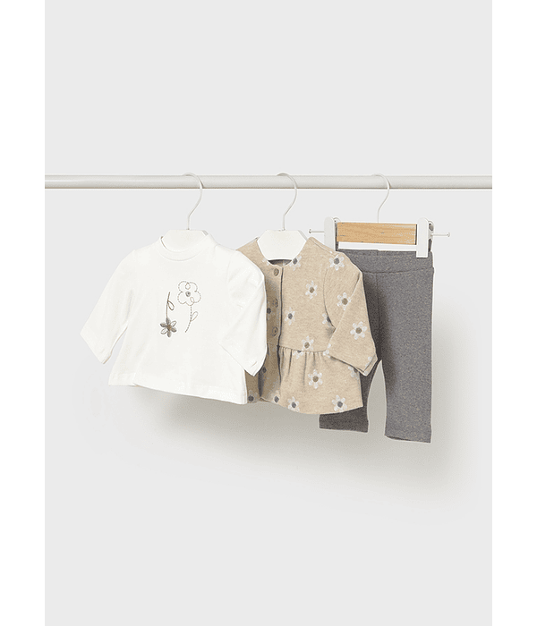 Conj. leggings 3 peças