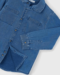 Camisa m/comp. denim