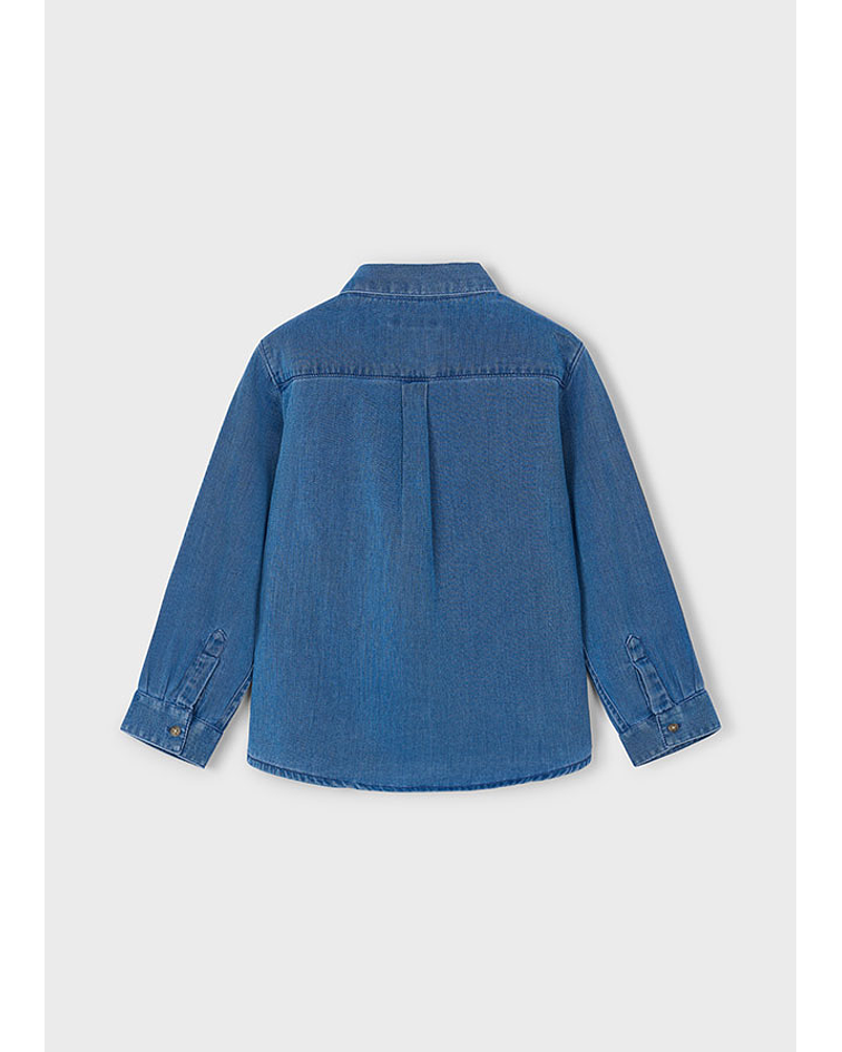 Camisa m/comp. denim