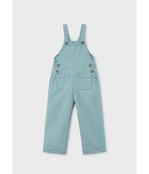 Jardineira sarja delavada