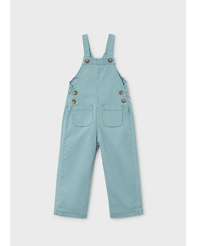 Jardineira sarja delavada