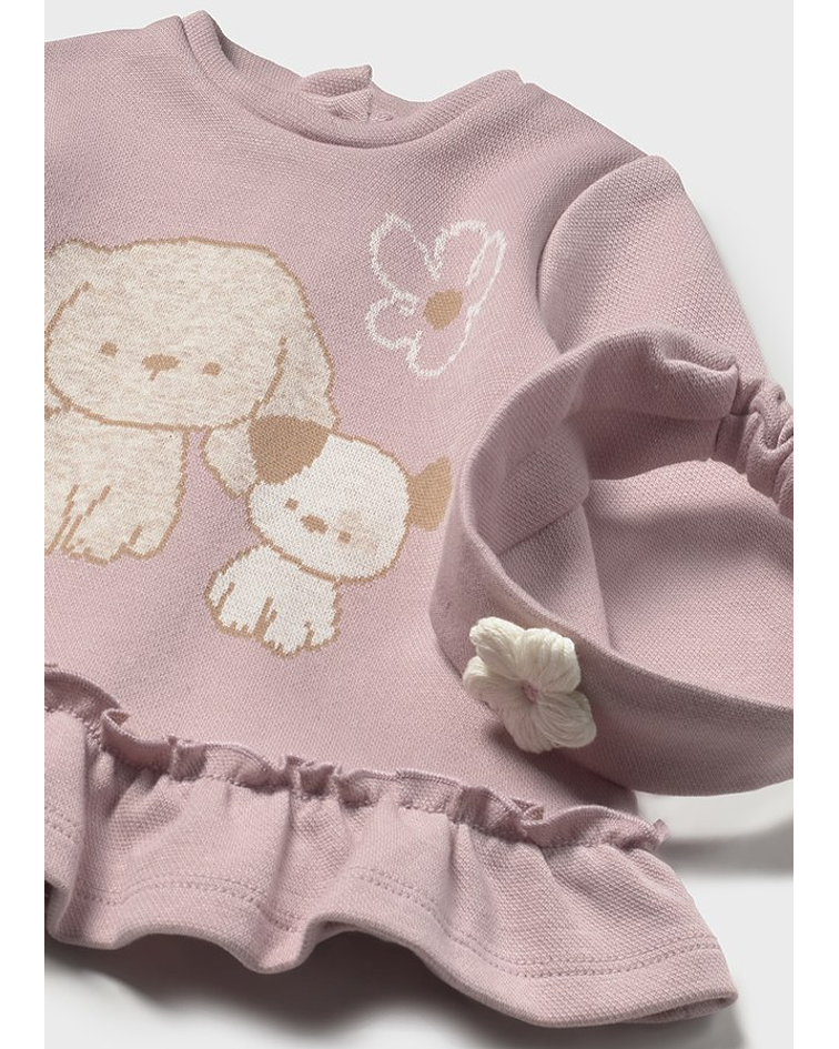 Vestido malha jacquard