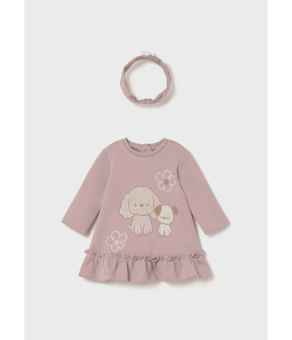 Vestido malha jacquard