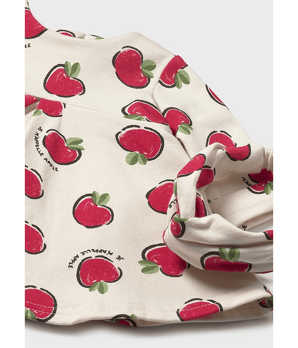 Vestido felpa estampado