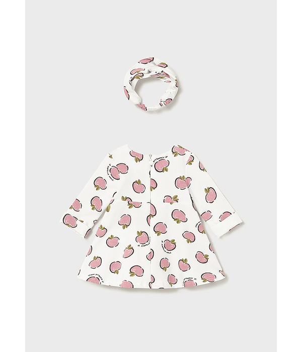 Vestido felpa estampado