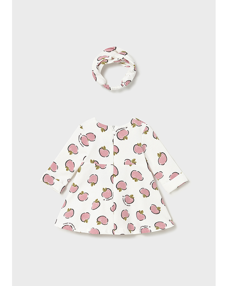 Vestido felpa estampado