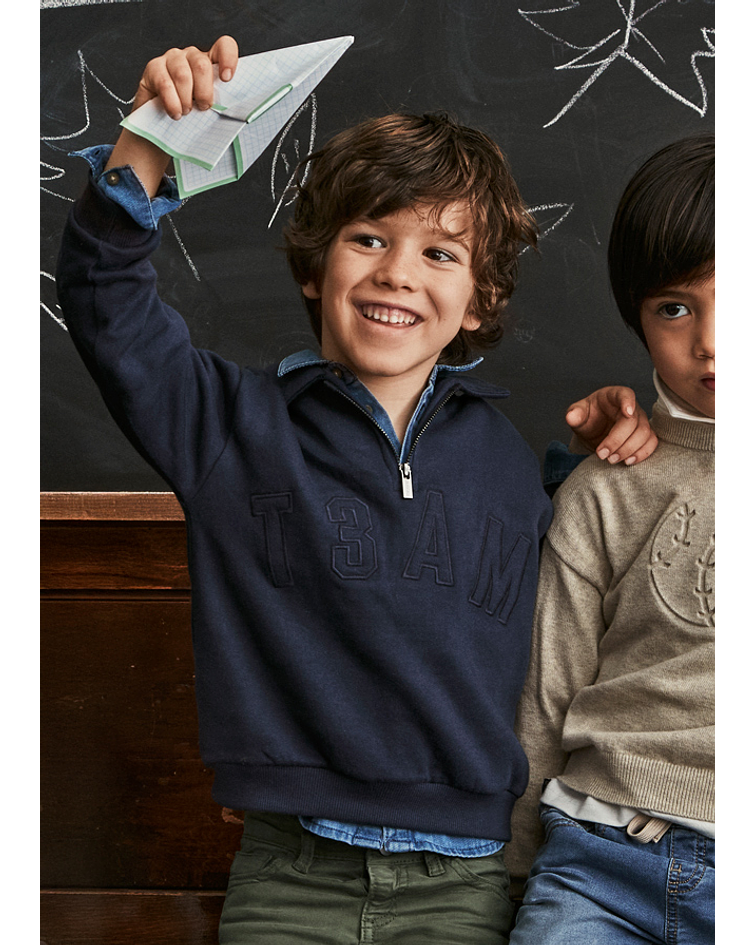 Sweat gola tipo polo